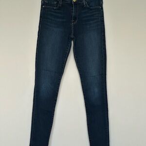 Frame Women's Le Skinny De Jeanne Jeans Sz 29 Medium Wash Blue Denim